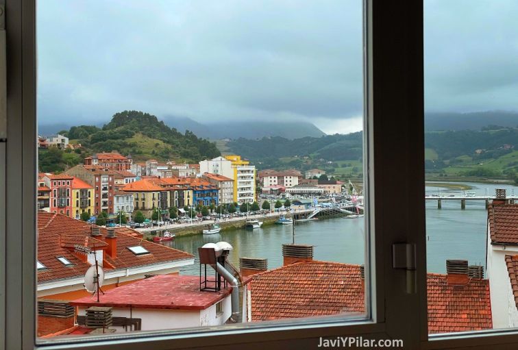 Vistas desde el Hotel Brisas del Sella. Opinión. Ribadesella, Asturias (España)