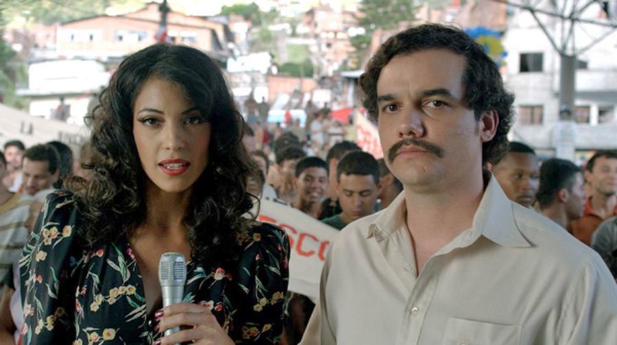 La periodista amante de Pablo Escobar en la serie "Narcos" de Netflix